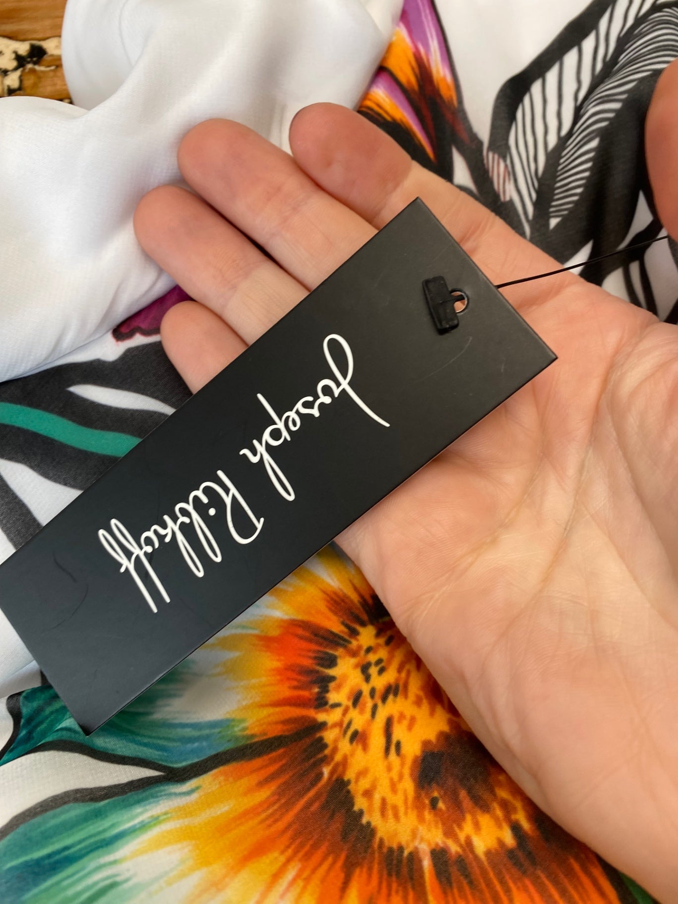 Fabulous Joseph Ribkoff floral floaty occasion Dress UK10 White New KM004