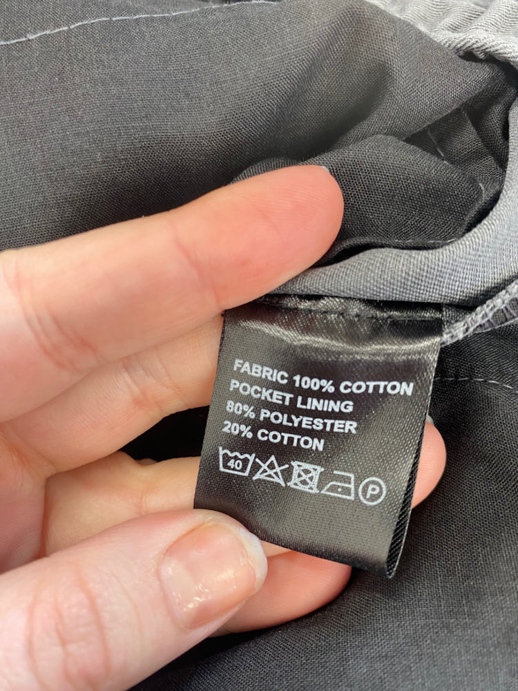 Fabulous Label Lab Grey Cargo Jeans UK18 LK006