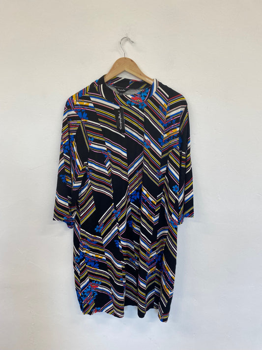 Fabulous Simply Be Artsy Floral Midi Dress UK22 LK006