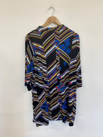 Fabulous Simply Be Artsy Floral Midi Dress UK22 LK006