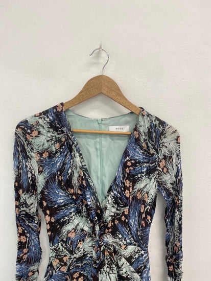 Fabulous REISS Playsuit UK S Multicolor blue green KM004