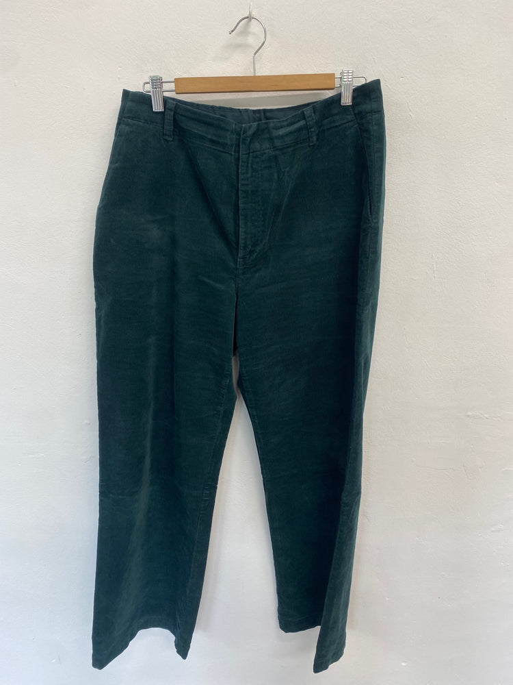 Fabulous Uniqlo Trousers W16 L30 Dark green BS001