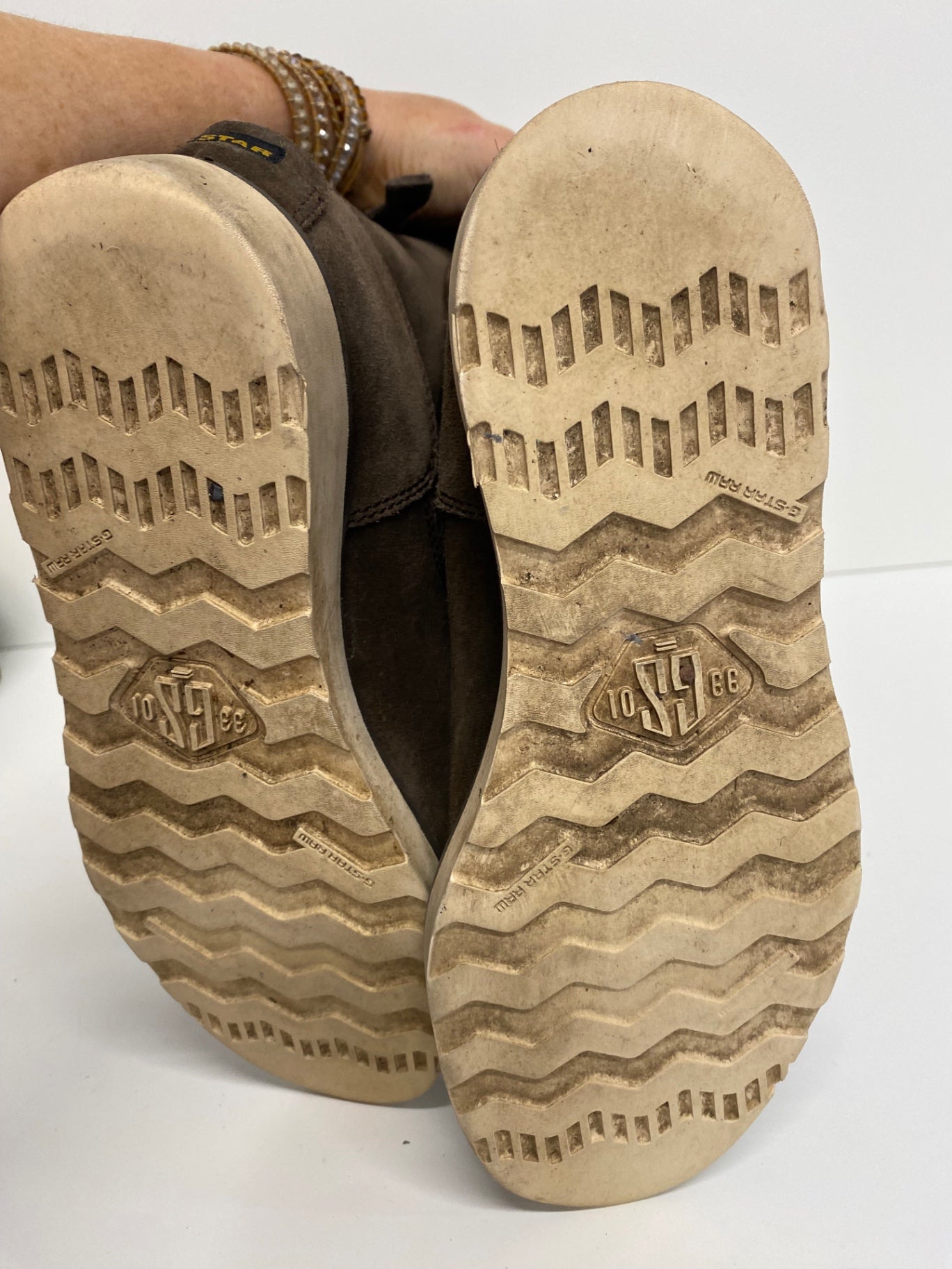 Fabulous G Star suede back zip Boots UK5 Brown BS001