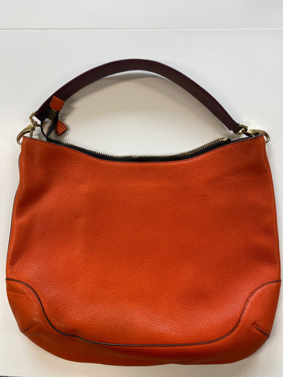 Fabulous Anya Hindmarch Orange Leather Handbag Large BS001