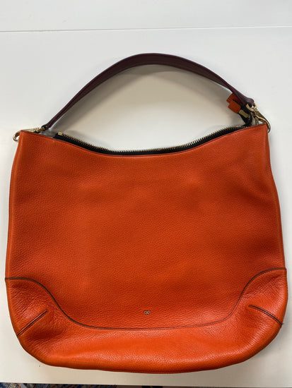 Fabulous Anya Hindmarch Orange Leather Handbag Large BS001