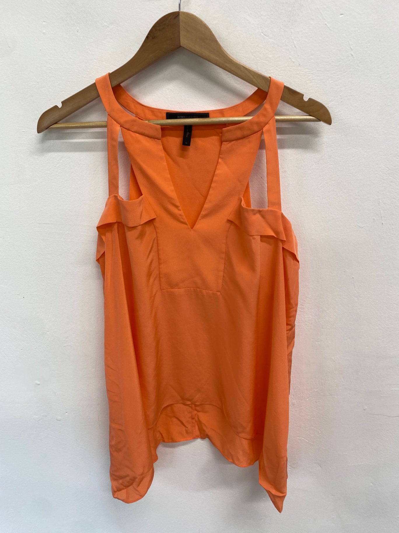 Fabulous BCBGMAXAZRIA Cami top UK M Orange GM143