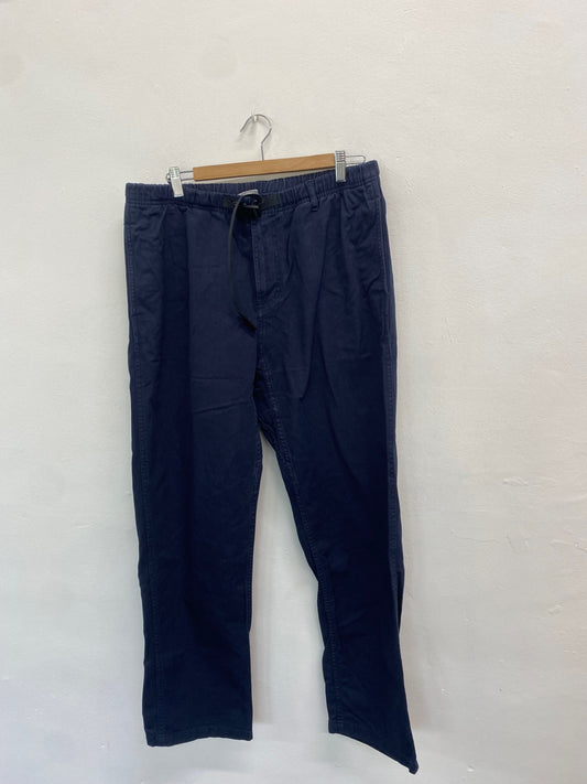 Fabulous Gramicci Chino Trousers UK XL Navy Blue BS001
