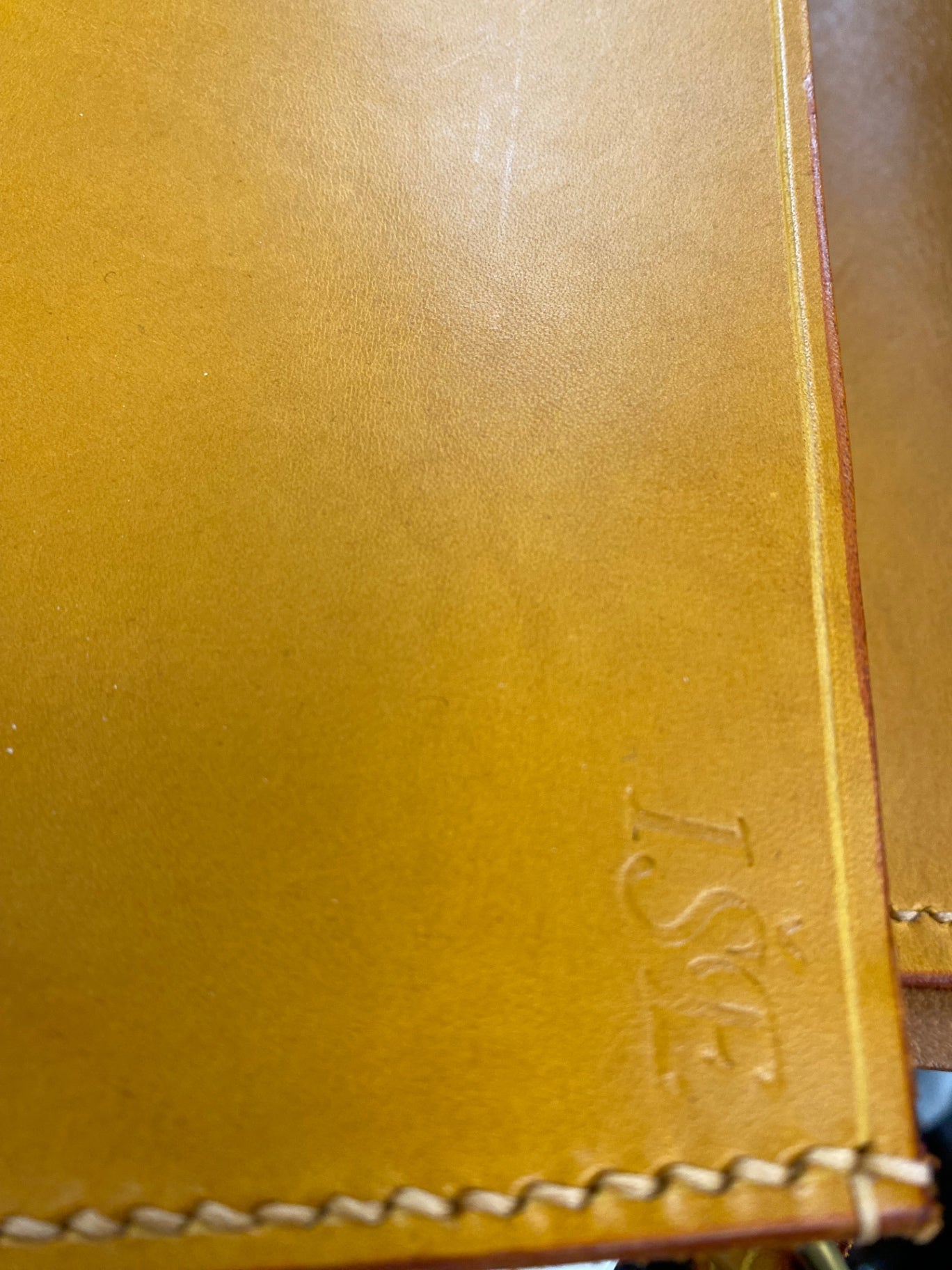 Fabulous Harris Tweed Islander Saddle Bag One size Mustard BS001