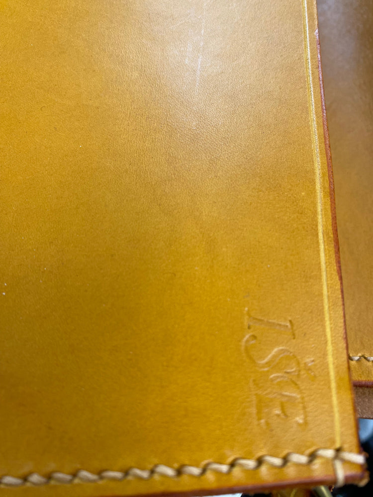 Fabulous Harris Tweed Islander Saddle Bag One size Mustard BS001