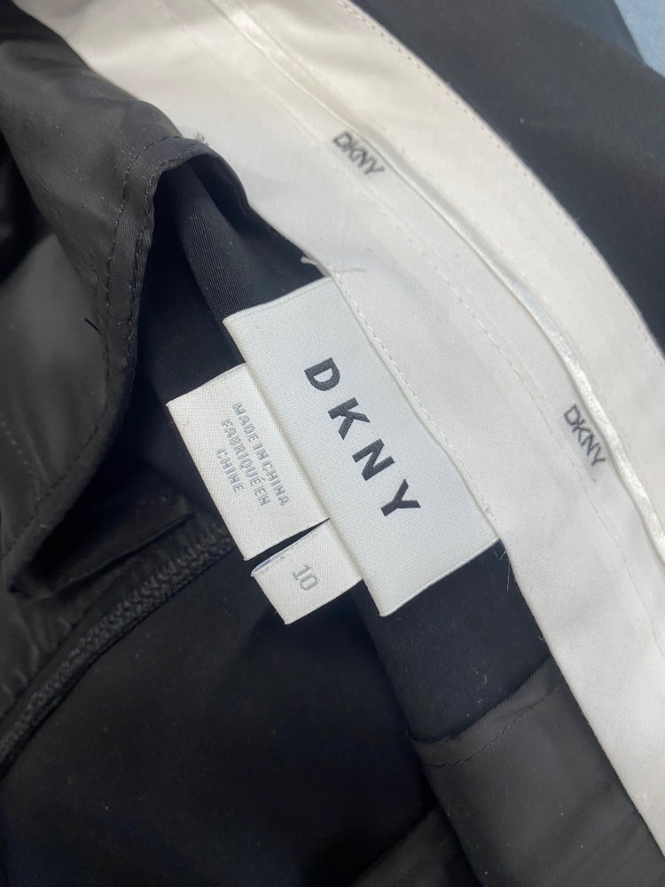 Fabulous DKNY Cropped tailored trousers UK10 Black BS001
