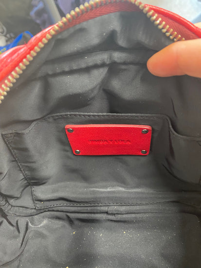 Fabulous Bimba y Lola red leather quilted Shoulder Bag One Size Red BS001