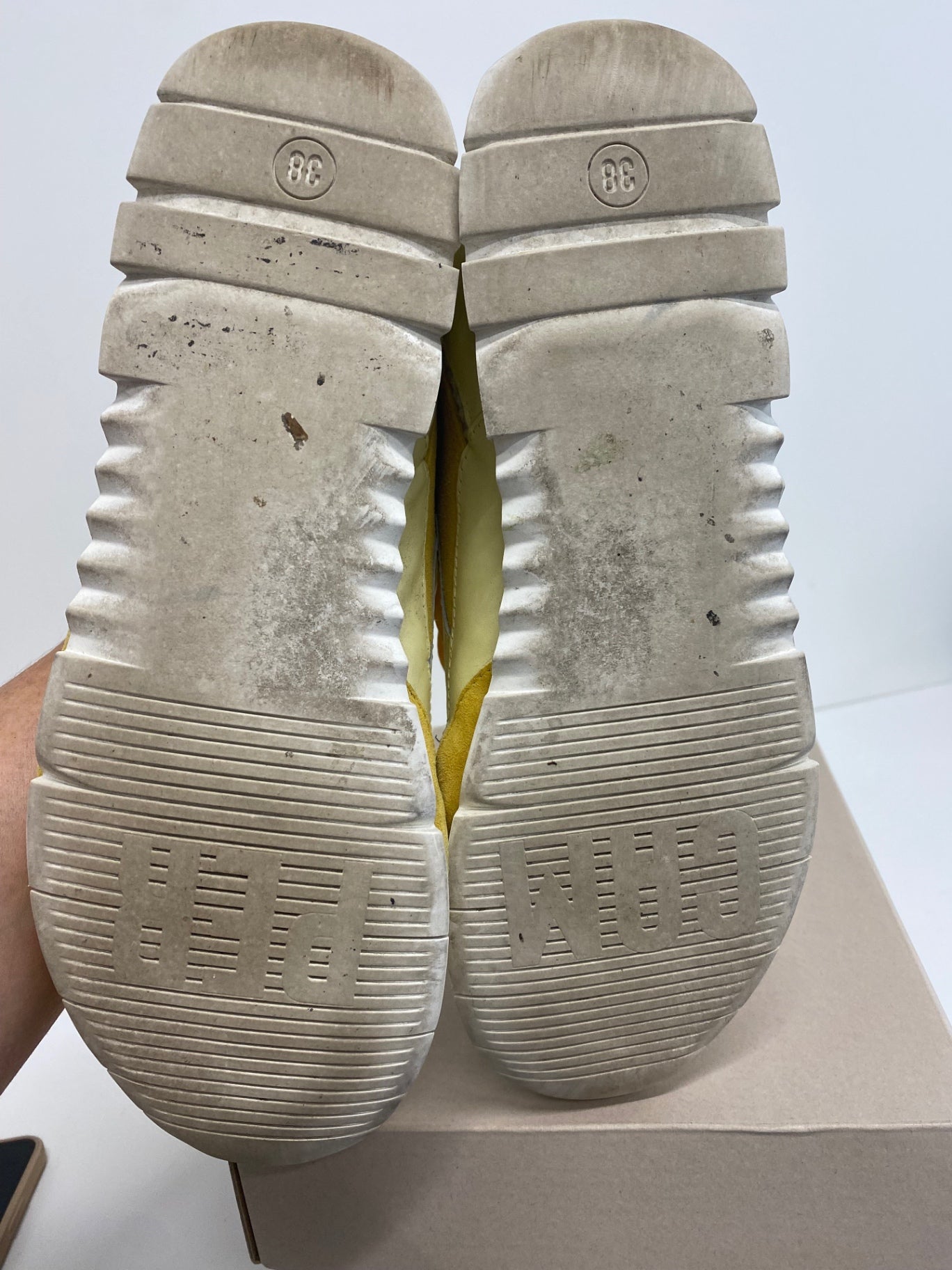 Fabulous Camper Nothing Polen Sneakers Uk5 Yellow & White Rare BS001