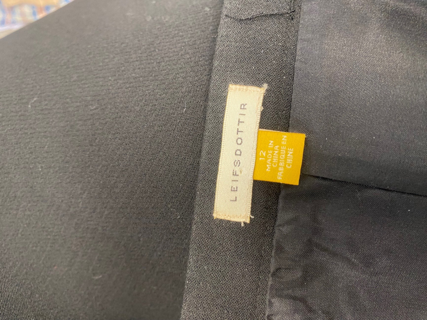 Fabulous Leifsdottir Skirt UK12 Black frill hem midi BS001