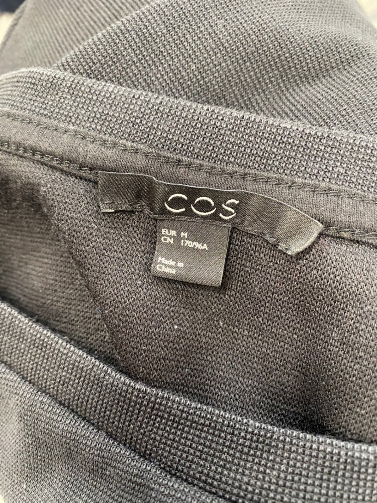 Fabulous COS Blouse UK M Black geometrical BS001