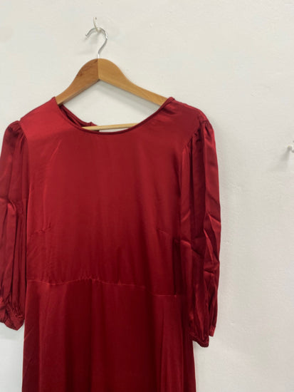 Fabulous Marks & Spencers Dress UK 14 Red ball formal GM143