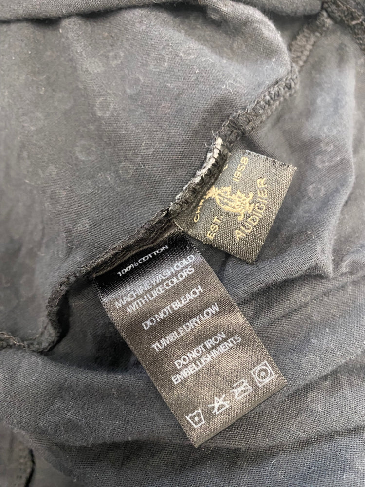 Fabulous Christian Audigier Tank Top UK L Black and beige alternative GM143