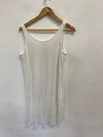 Fabulous Charli Dress UK 12 White tunic tank GM143