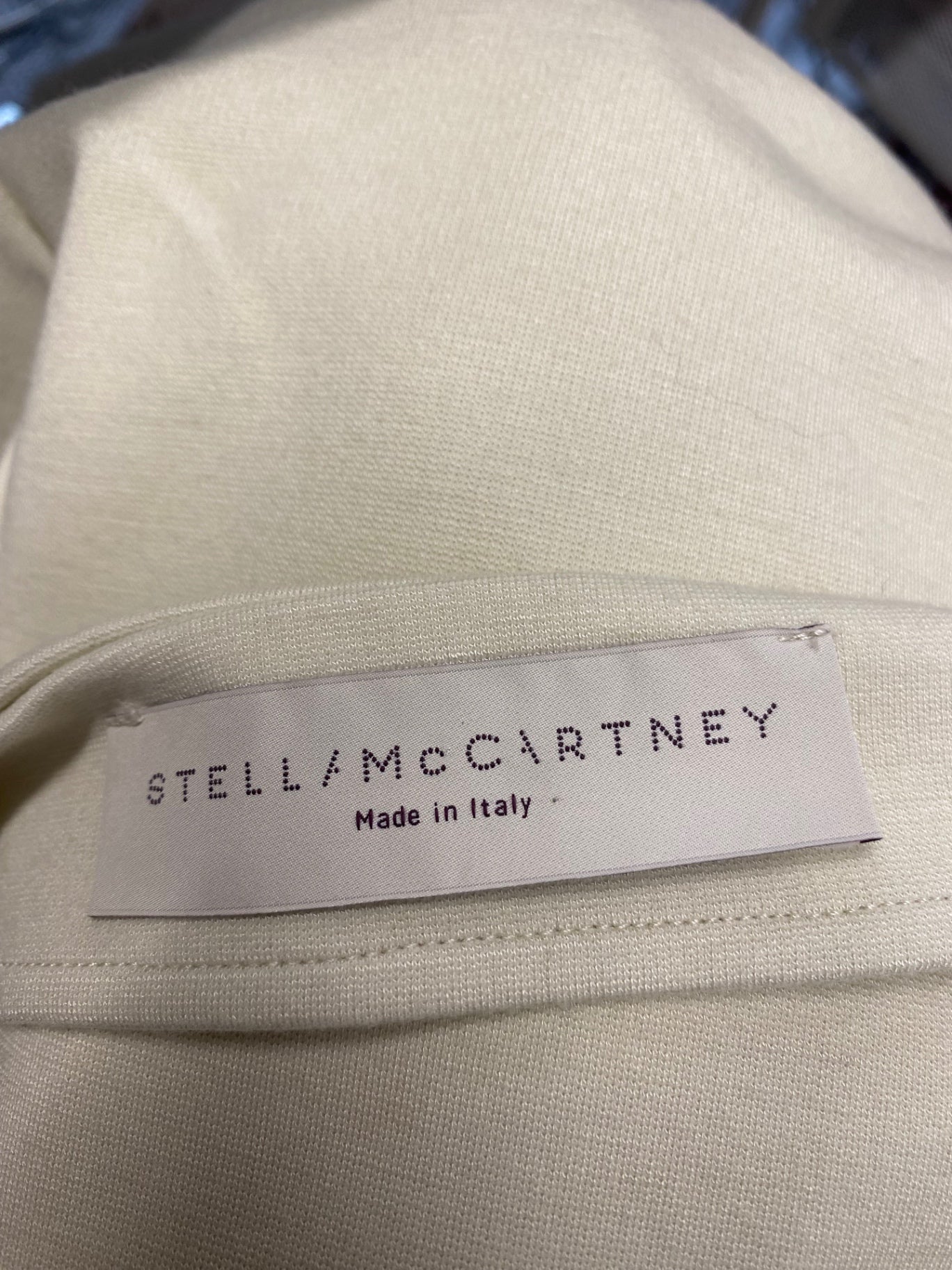 Fabulous Stella McCartney Dress UK14 Beige peplum strapless GM143