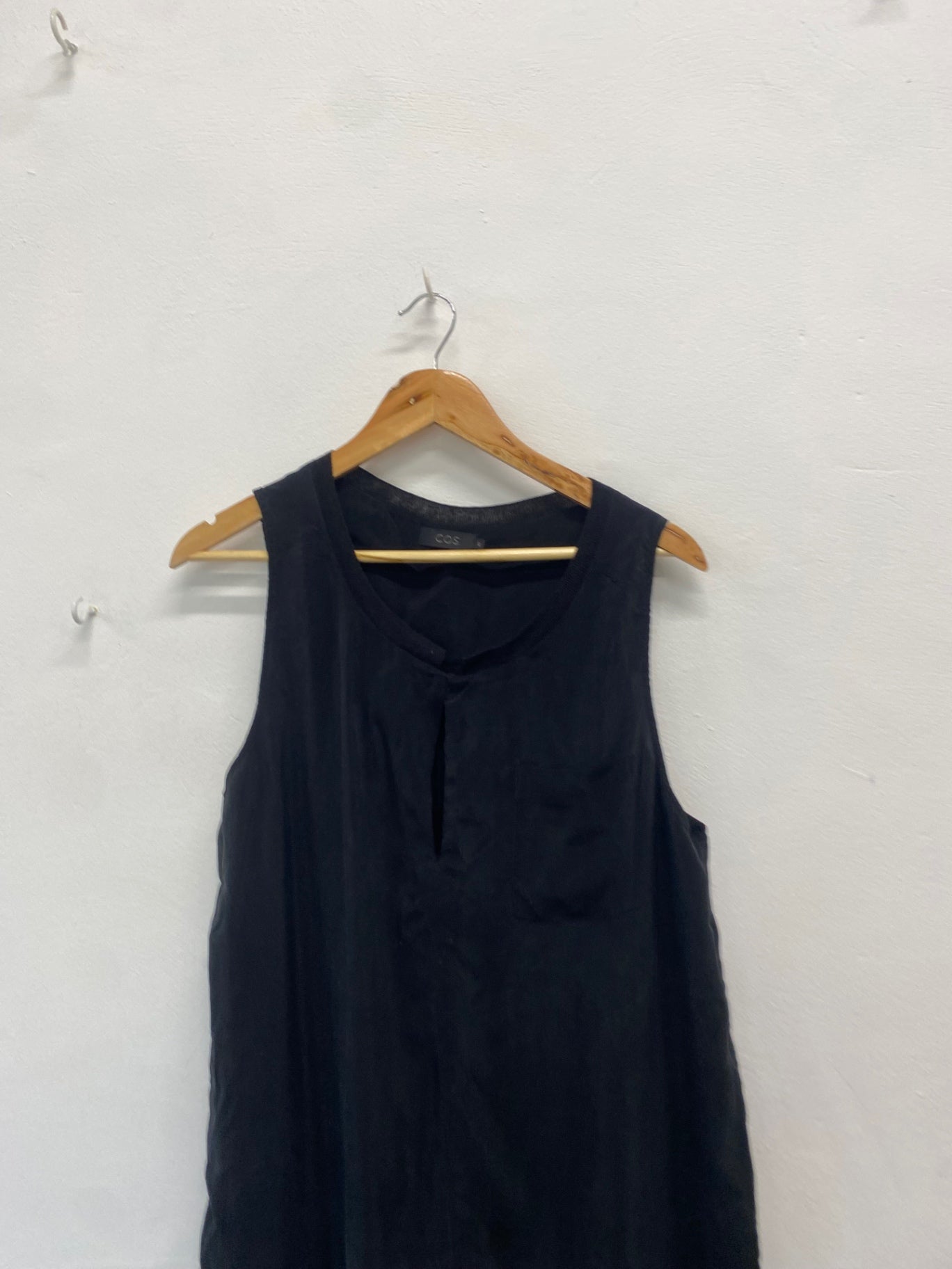 Fabulous COS Jumpsuit UK12 Black wide leg relaxed fit GM143