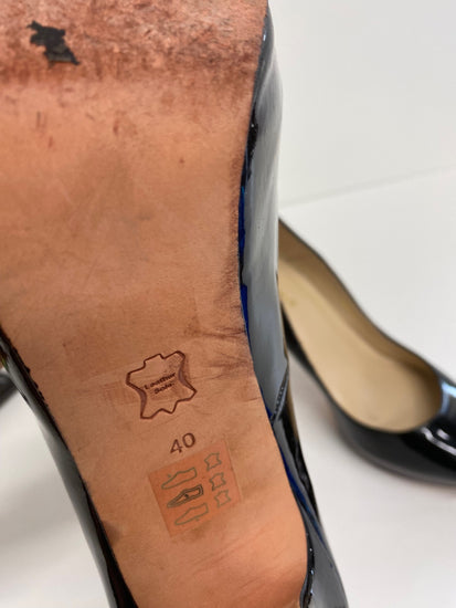 Fabulous L.K. Bennett classic Peep toe stilleto Pumps Uk7 Black Classic GM143