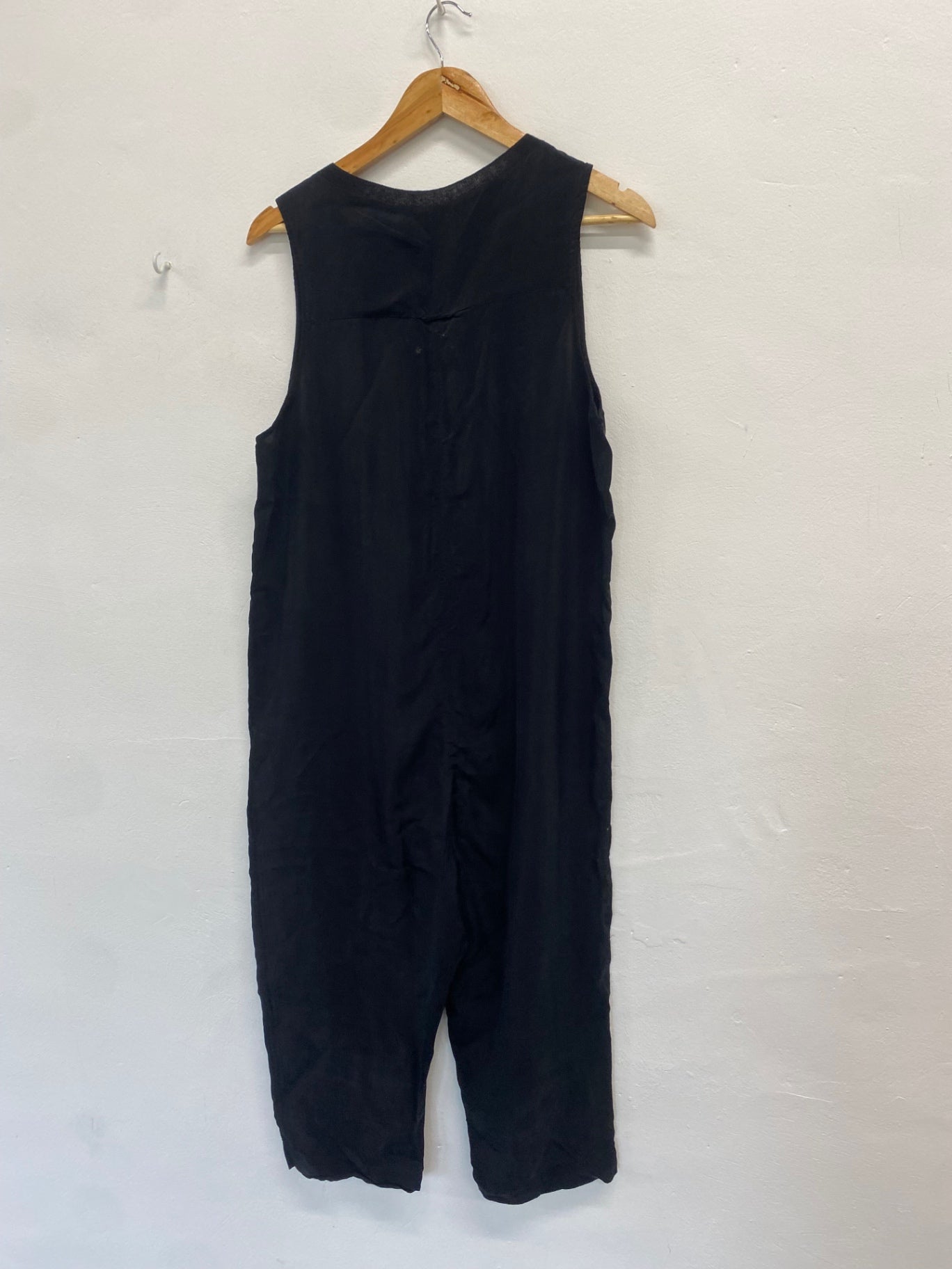 Fabulous COS Jumpsuit UK12 Black wide leg relaxed fit GM143