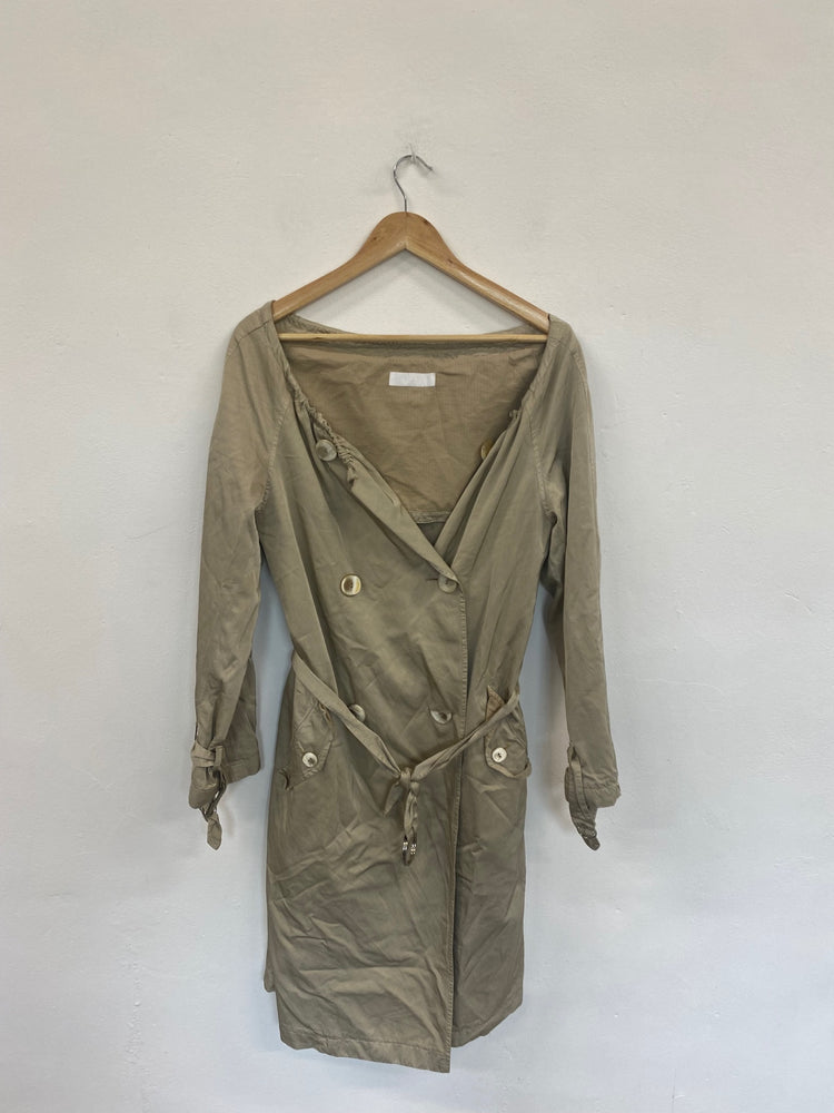 Fabulous Nicole Farhi Trench Coat UK10 GM143