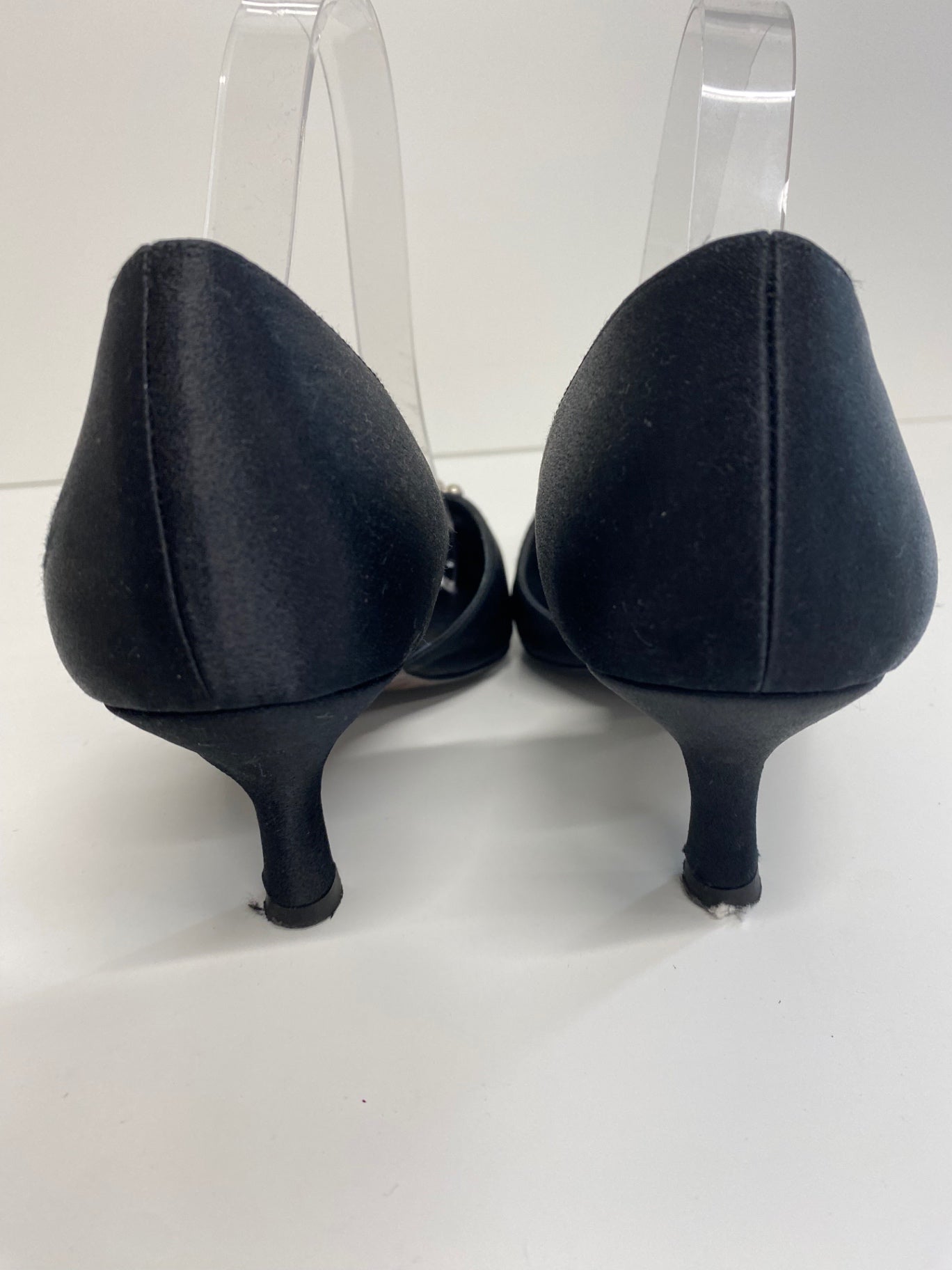 Fabulous Sam Thomas  Evening mid Kitten heels Uk7 Black Formal events GM143