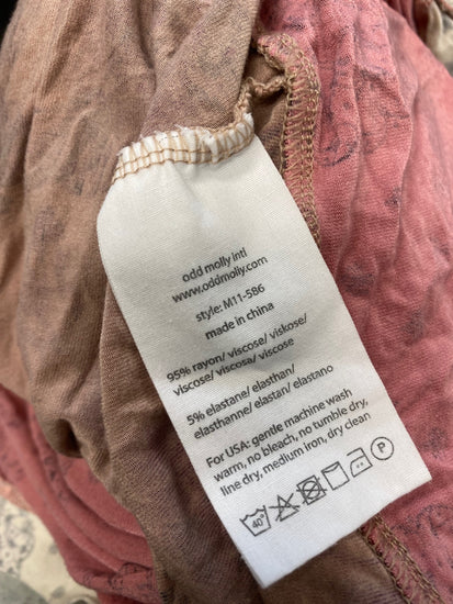 Fabulous Odd molly Dress UK 12-14 Pink floral GM143