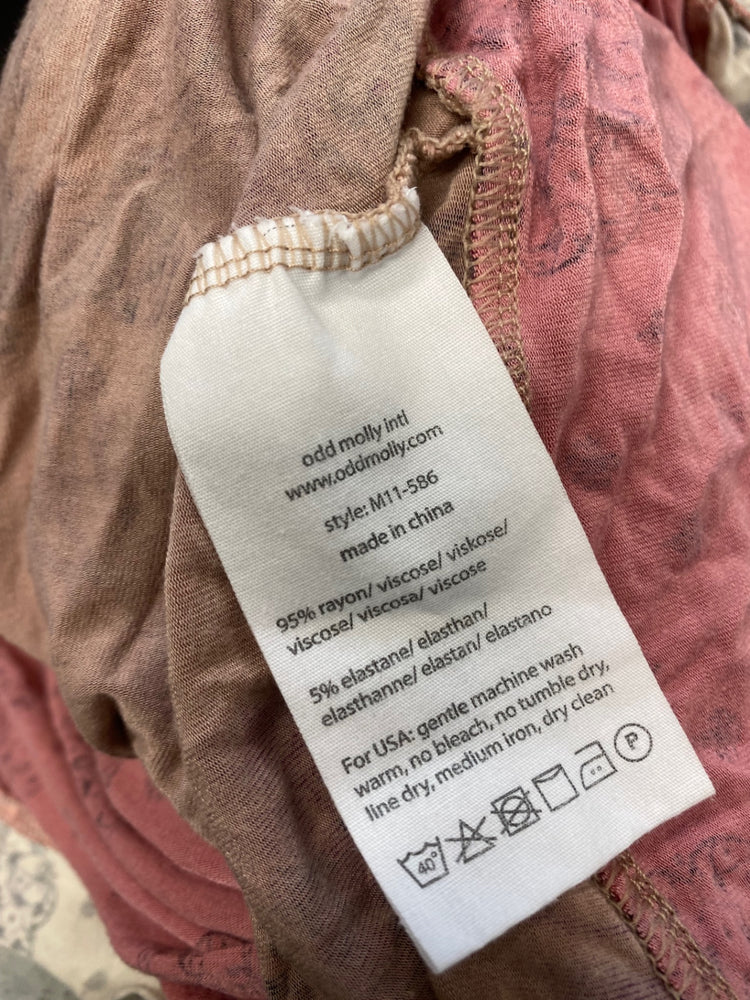 Fabulous Odd molly Dress UK 12-14 Pink floral GM143