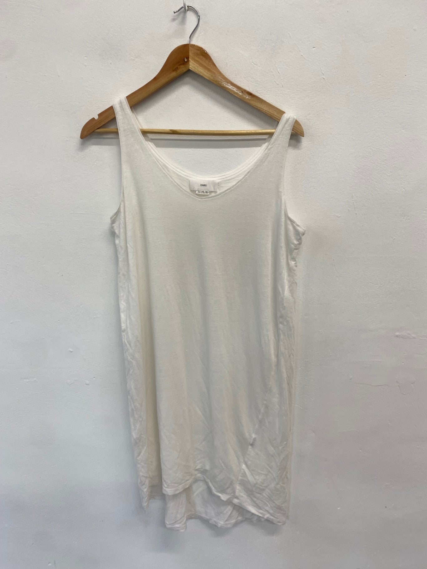 Fabulous Charli Dress UK 12 White tunic tank GM143