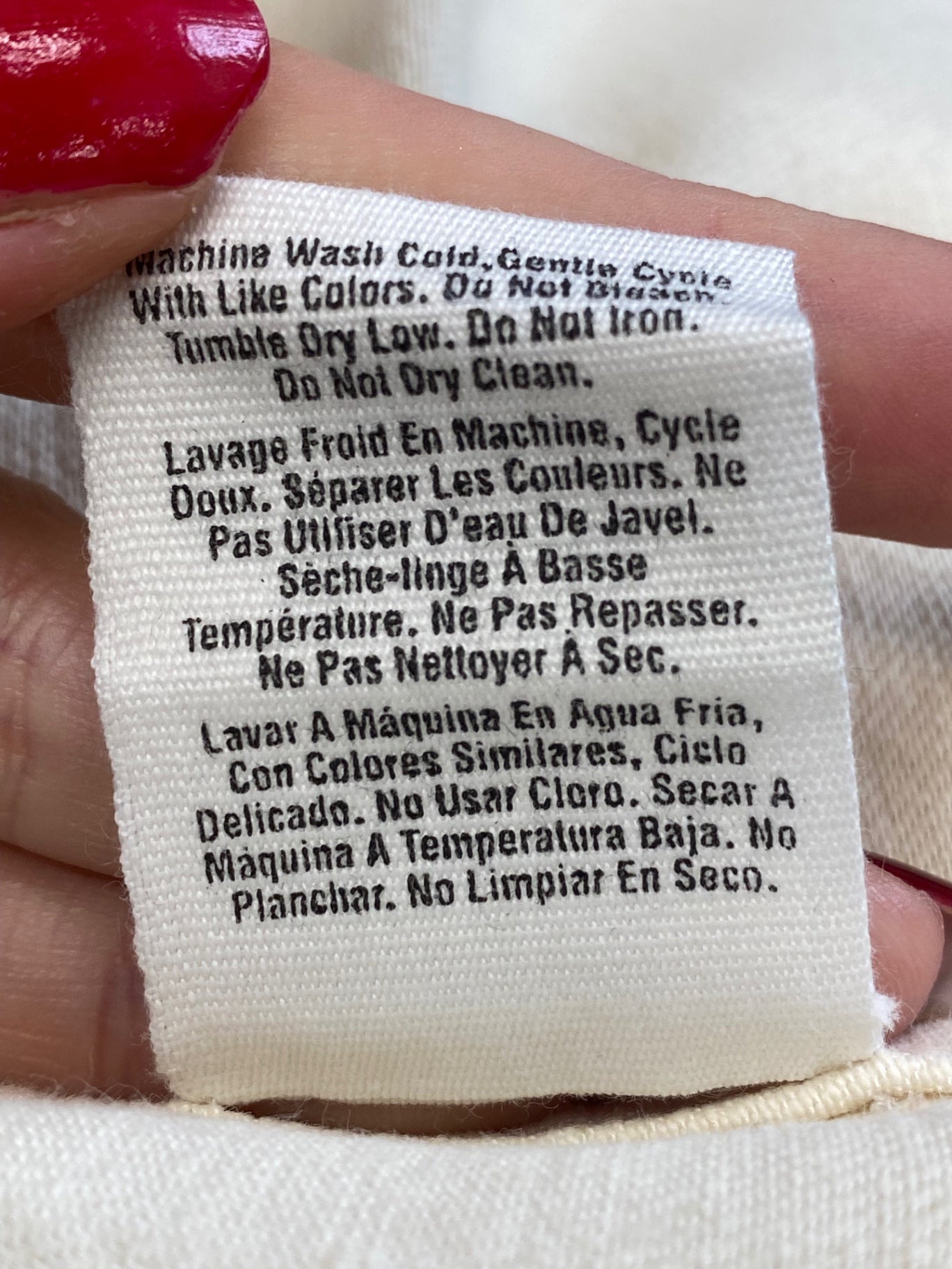 Fabulous DKNY Longline jacket Uk 10 Cream denim GM143