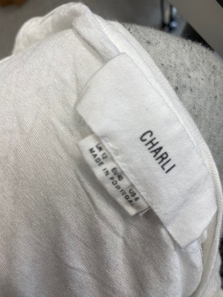 Fabulous Charli Dress UK 12 White tunic tank GM143