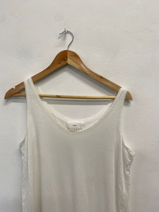 Fabulous Charli Dress UK 12 White tunic tank GM143
