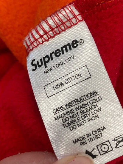 Classic Supreme Sweater UK L Orange colour block GM143