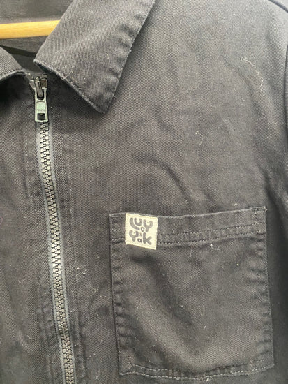 Fabulous Lucy & Yak Jumpsuit UK 16 Black denim CM007