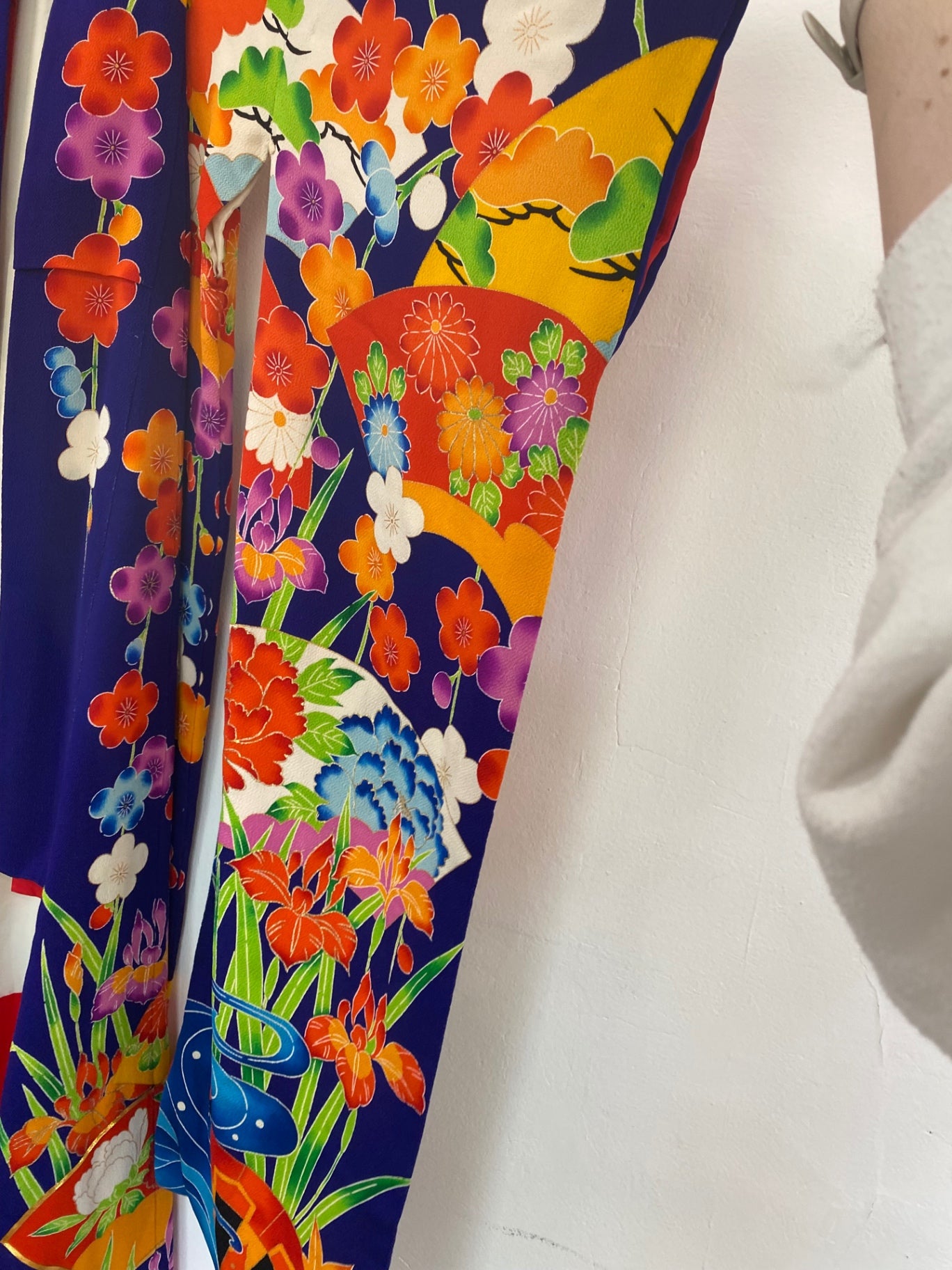 Fabulous Nakaya Traditional Floral Japanese Kimono UK M-L RG99