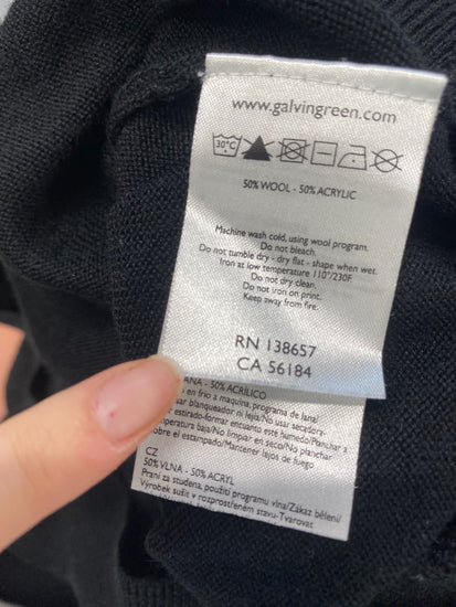 Classic GALVIN GREEN Sweater UK L Black craigilaw golf club GM143