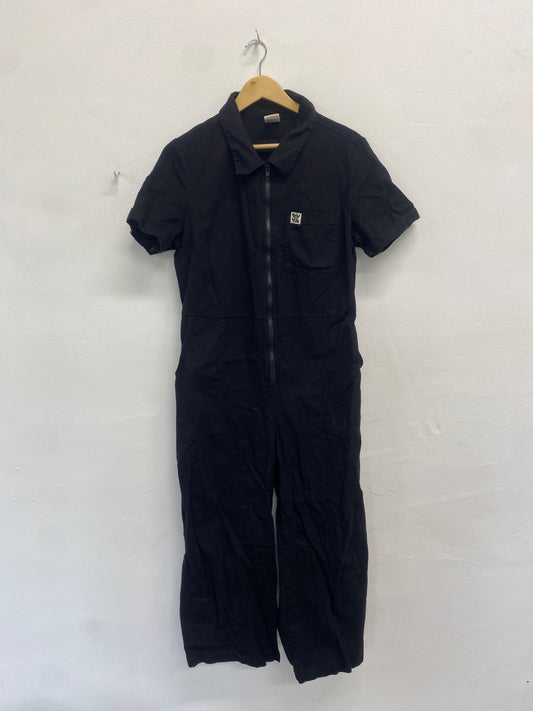 Fabulous Lucy & Yak Jumpsuit UK 16 Black denim CM007