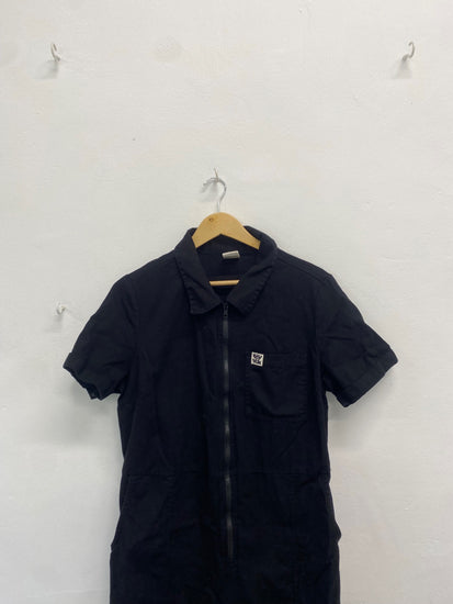 Fabulous Lucy & Yak Jumpsuit UK 16 Black denim CM007