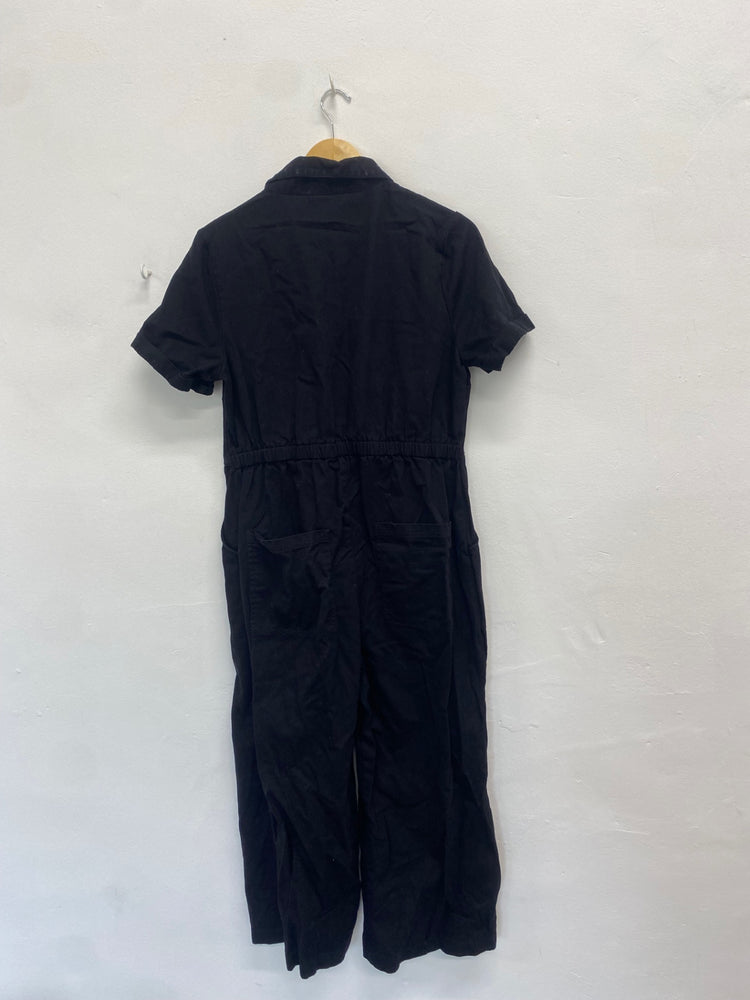 Fabulous Lucy & Yak Jumpsuit UK 16 Black denim CM007