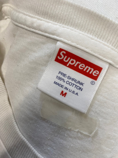 Classic Supreme T-Shirt UK M White chair street style pre shrunk GM143