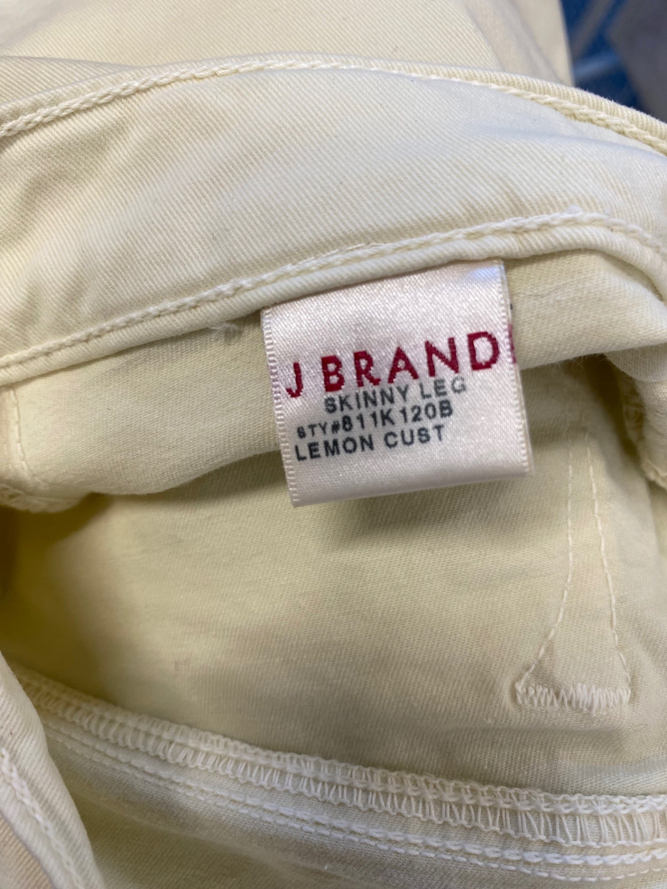 Fabulous J brand Jeans W30" Banana cream skinny leg GM143