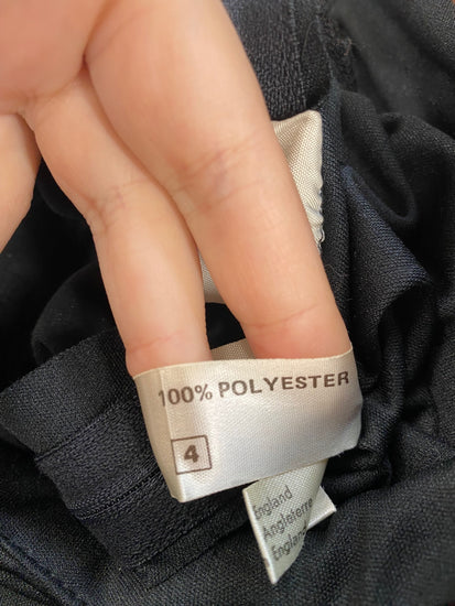 Fabulous After Six by Ronald Joyce Black Tie Front Maxi Skirt UK10 LG276