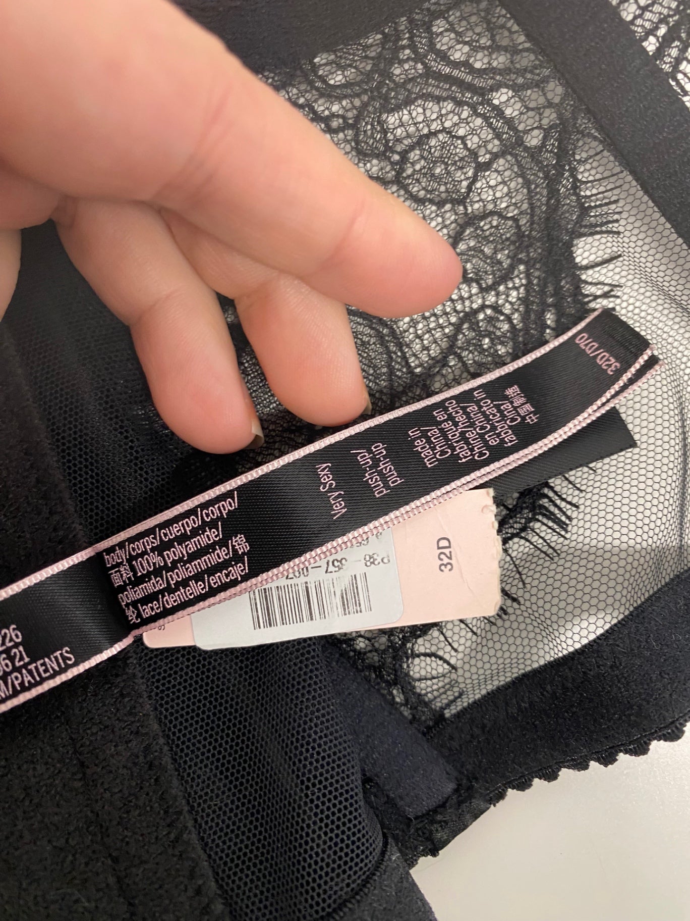 Fabulous Victoria’s Secret Shine Strap Padded Lace Corset 32D LG276