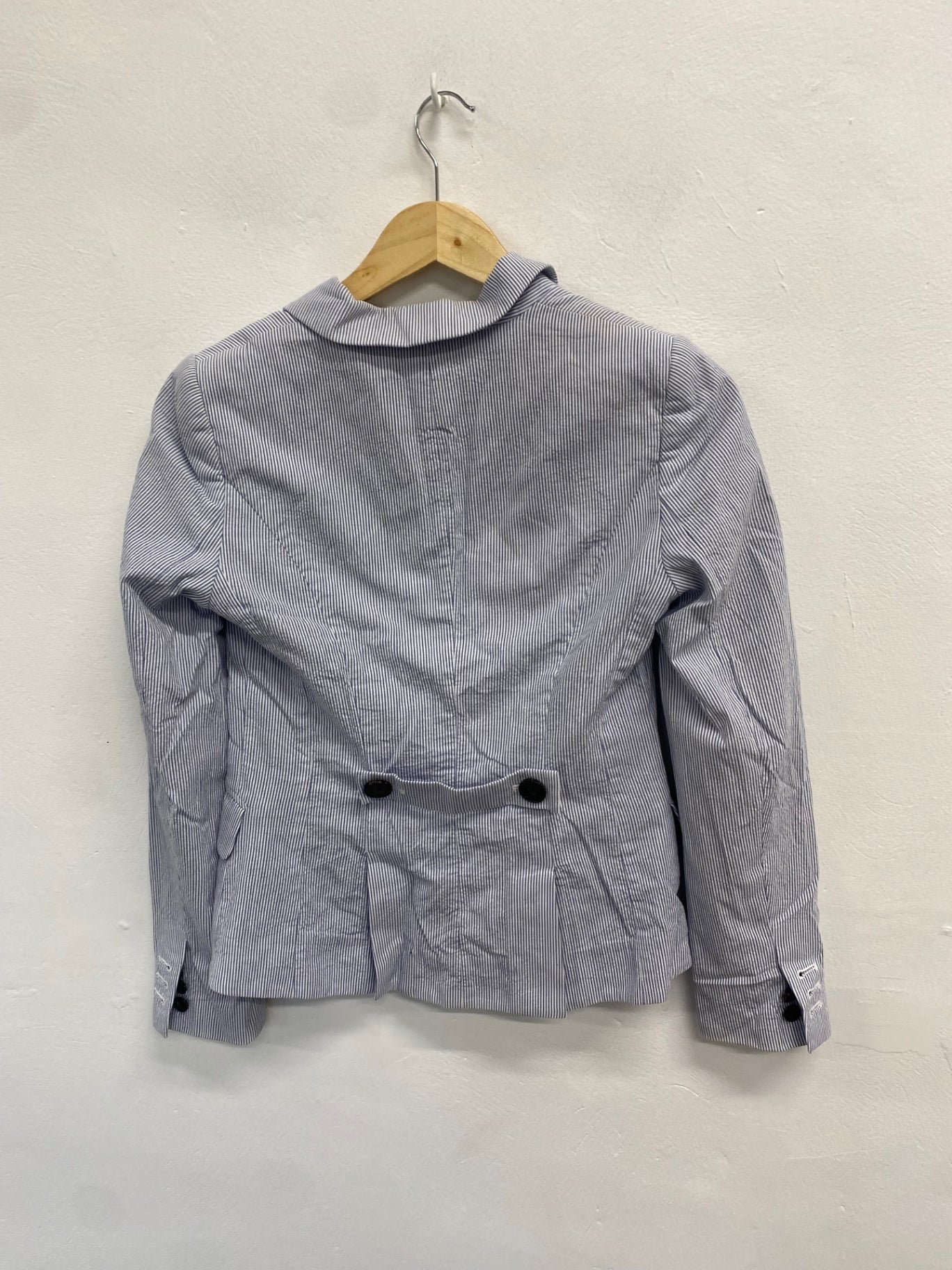 Fabulous Jack Wills Blazer Uk 8 Blue and White LG276