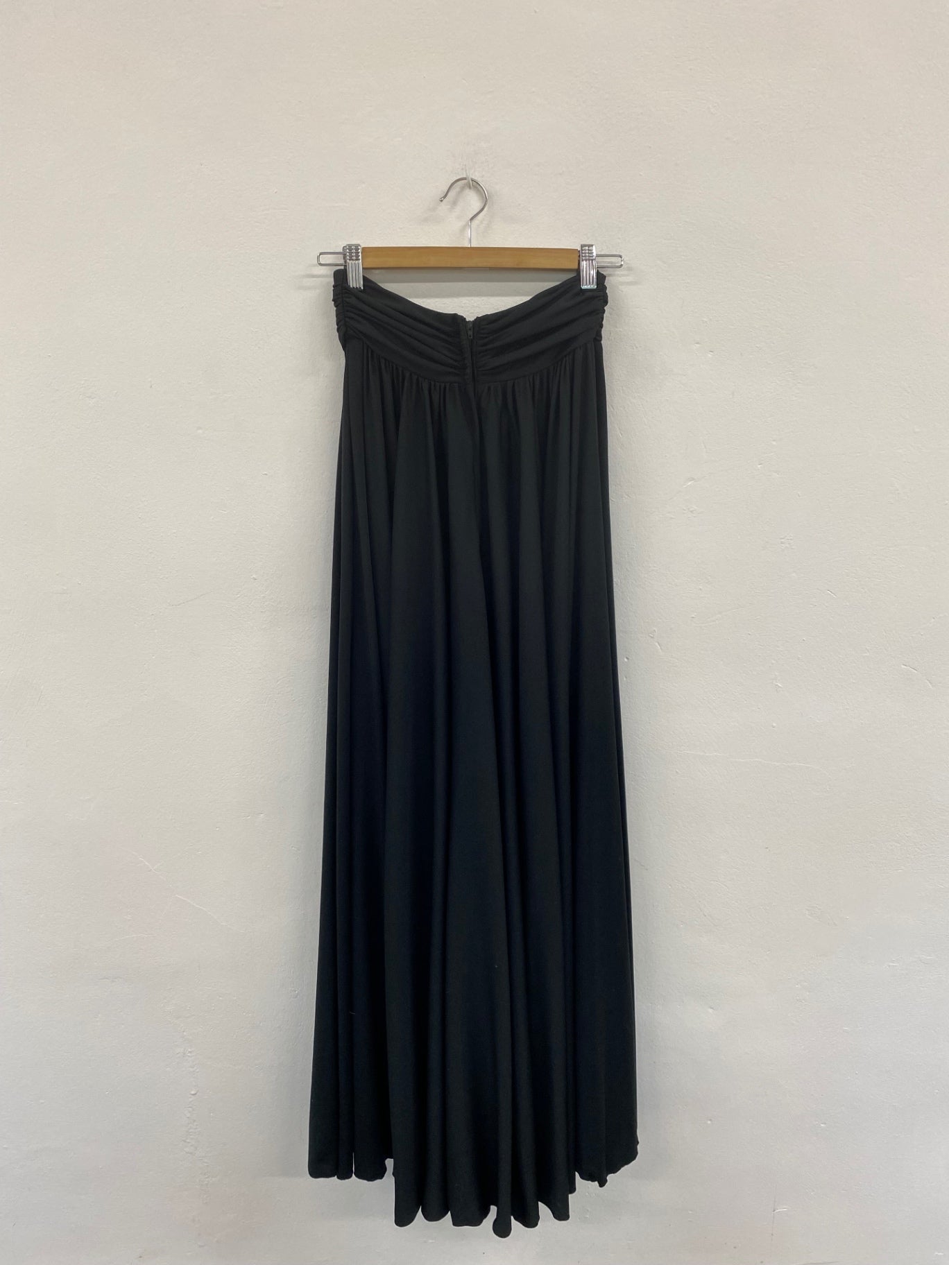 Fabulous After Six by Ronald Joyce Black Tie Front Maxi Skirt UK10 LG276