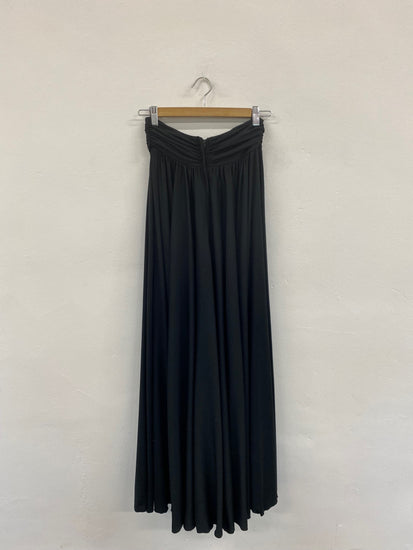 Fabulous After Six by Ronald Joyce Black Tie Front Maxi Skirt UK10 LG276