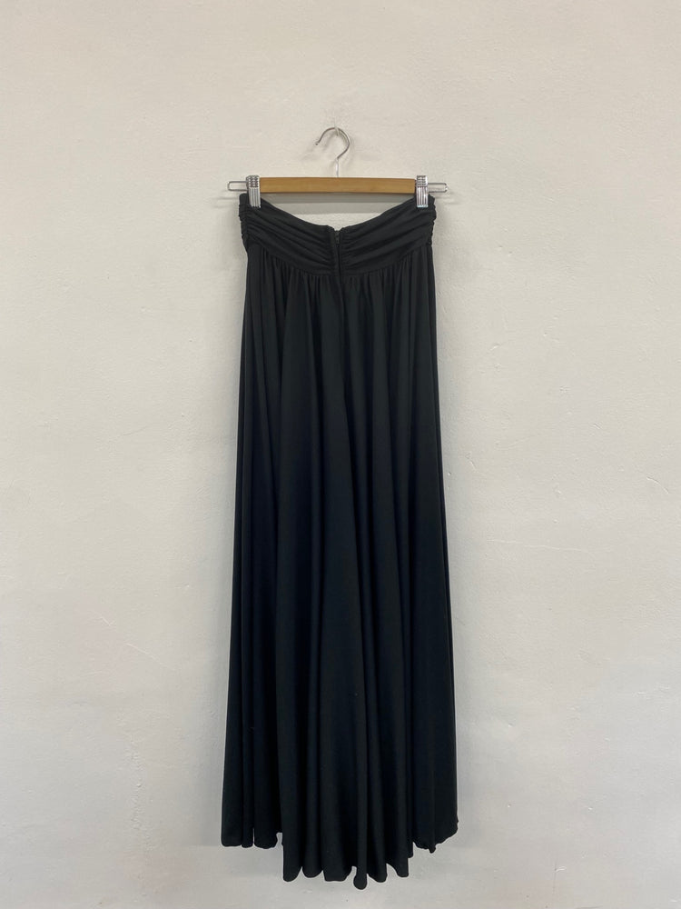 Fabulous After Six by Ronald Joyce Black Tie Front Maxi Skirt UK10 LG276