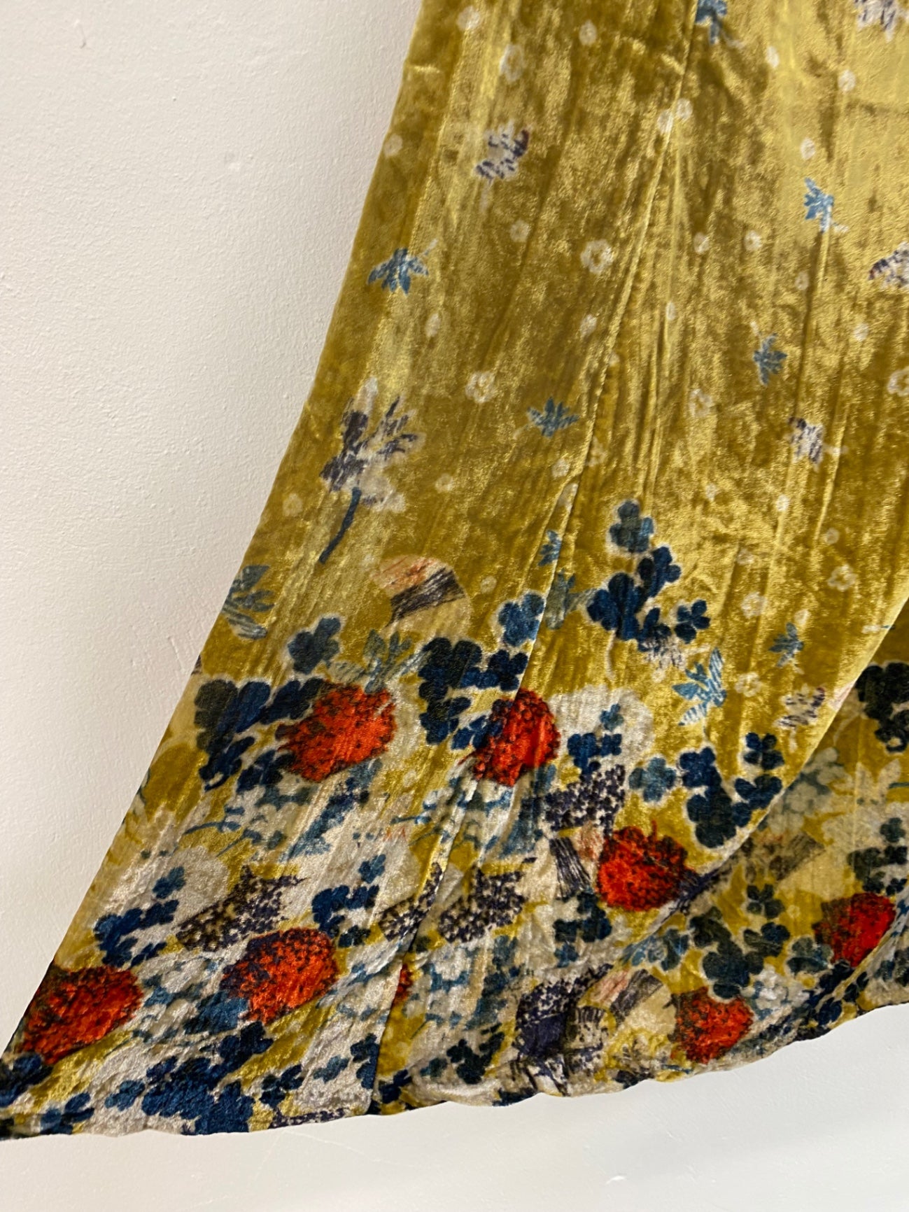 Fabulous Boho White Stuff Maple Velvet Midi Skirt UK10 LG276