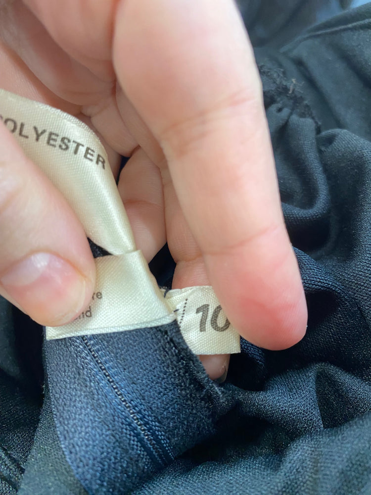 Fabulous After Six by Ronald Joyce Black Tie Front Maxi Skirt UK10 LG276